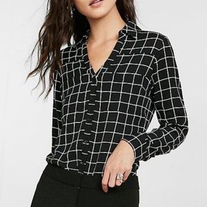 Portofino Shirt - Black Windowpane